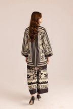 Stylish Women's Stitched Printed Shirt And Trouser Set - 2 Pcs